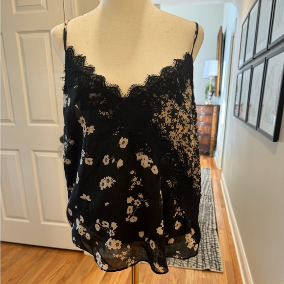 Heartloom Black/Cream Floral Cami NWT - Picture 4 of 9